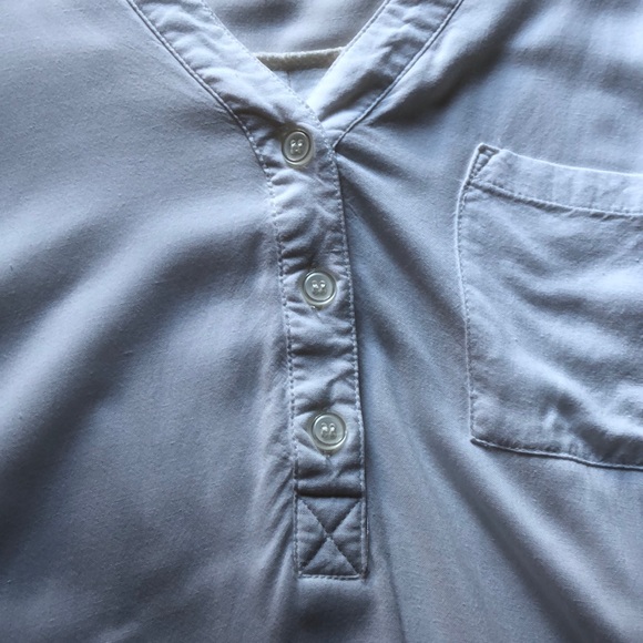 Merona tunic-style white shirt - Picture 5 of 8